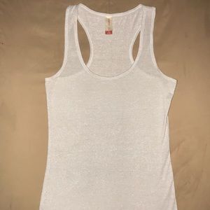 Sparkling White Tank Top